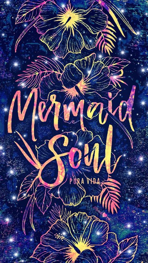 Mermaid Soul Galaxy Wallpaper #androidwallpaper #iphonewallpaper #wallpaper #galaxy #sparkle #glitter #lockscreen #pretty #quotes #sayings #cute #girly #neon #flowers #stars #mermaid #art #colorful Mermaid Things, Mermaid Soul, Mermaid Wallpaper, Mermaid Phone, Mermaid Quotes, Mermaid Wallpapers, Mermaid Kisses, Mermaid Vibes, Quotes Cute