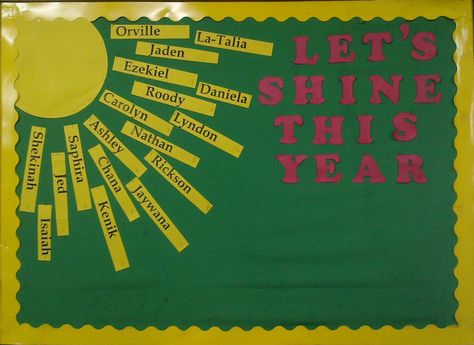 Shine Bright Bulletin Board Ideas, Sunshine Bulletin Board Ideas, Sun Bulletin Boards, Sunshine Classroom, Classroom 2023, 2024 Classroom, Sun Theme, Work Bulletin Boards, Classroom Boards