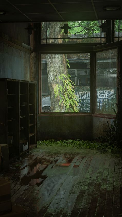 The Last Of Us Aesthetic Wallpaper, Post Apocalyptic Aesthetic, Abandoned Places Aesthetic, Urbex Aesthetic, Overgrown Aesthetic, Soft Apocalypse, Dystopian Landscape, Last Of Us Aesthetic, The Last Of Us Aesthetic