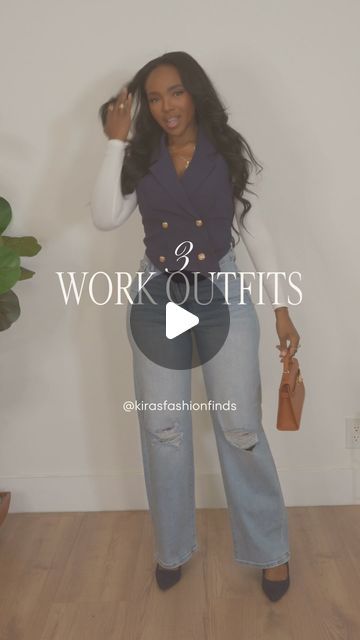 Shakirah A Abboud on Instagram: "Outfit inspo for Work 🫶🏽 1, 2 or 3???

1. Is giving business meeting on the agenda
2. I’m diving deep into my work today
3. Casual Fridays at the office 

✨ Comment “KFF23” to get everything in this video 
✨ Putting them in stories / highlight “September 24”
✨ If you did this and still can’t see it- join my broadcast channel “outfit links”

Sizing: I’m a small top, 6 bottom, medium in outerwear. 5’4 140lbs 

➡️ comment 🔥 if you’re feeling the fit 
➡️ save this post to refer back to when styling 
➡️ share to a friend 

Follow @kirasfashionfinds for amazon outfit inspo & join my broadcast channel for the tea #fashionstyle #womensstyle #fashionstyle #womensstyle minimal style, moody outfit, outfit ideas, casual outfit, amazon fashion, spring outfit, effortl Channel Outfits, Business Meeting, Work Today, Casual Friday, Small Tops, Amazon Fashion, Minimal Fashion, Spring Outfit, Women's Style