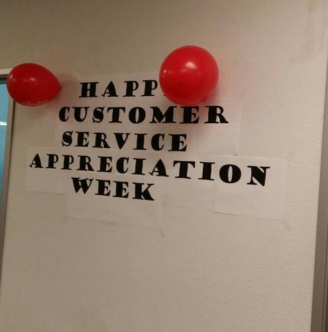 Customer Service Appreciation Week  2014 Customer Service Appreciation Week, Customer Service Week Themes, Customer Service Week Ideas, Happy Customer Service Week, Customer Service Appreciation, Happy Customer Service, Customer Service Week, Therapy Business, Massage Therapy Business