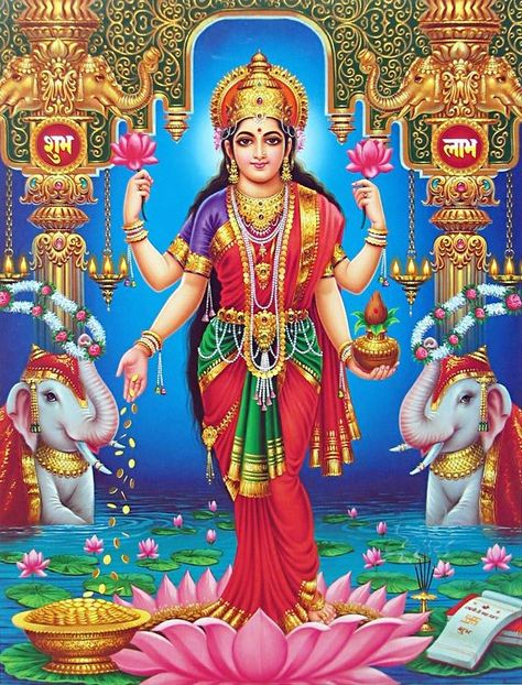 Goddess Mahalakshmi, Maa Lakshmi, Goddess Laxmi, Oh My Goddess, Lakshmi Images, Hindu Goddess, Indian Goddess, Lord Vishnu Wallpapers, Hindu Festivals