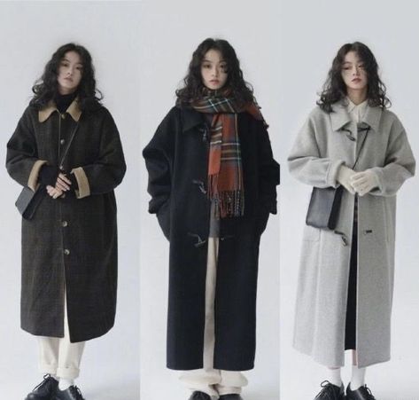 Korean Outfits, Looks Style, Mode Inspiration, Winter Fashion Outfits, Outfits Ideas, Japanese Fashion, Outfits Casuales, Look Fashion, Aesthetic Clothes