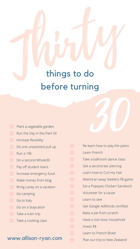 Things To Do Before Turning 20, 32 Things To Do Before 32, 20 Things To Do Before 20 Bucket Lists, Before 30 Goals, Things To Do Before 30 Women, Bucket List Ideas Before 30, Things To Do In 20s Life, 30 Things For 30th Birthday, 30 Under 30 Bucket List