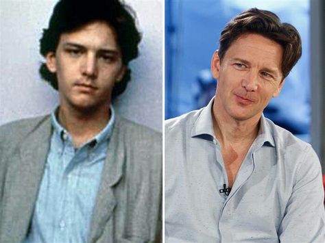 Andrew Mccarthy young and old Andie Walsh, Duckie Dale, Make Her Laugh, Jon Cryer, Actors Then And Now, Andrew Mccarthy, Kathie Lee Gifford, Her Laugh, 1980s Movies