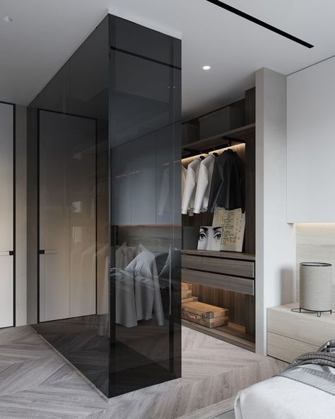 Chalet Modern, Walk In Closet Design, Closet Design Layout, Luxury Closets Design, Bedroom Closet Design, Wardrobe Design Bedroom, Dressing Room Design, Closet Designs, Wardrobe Design