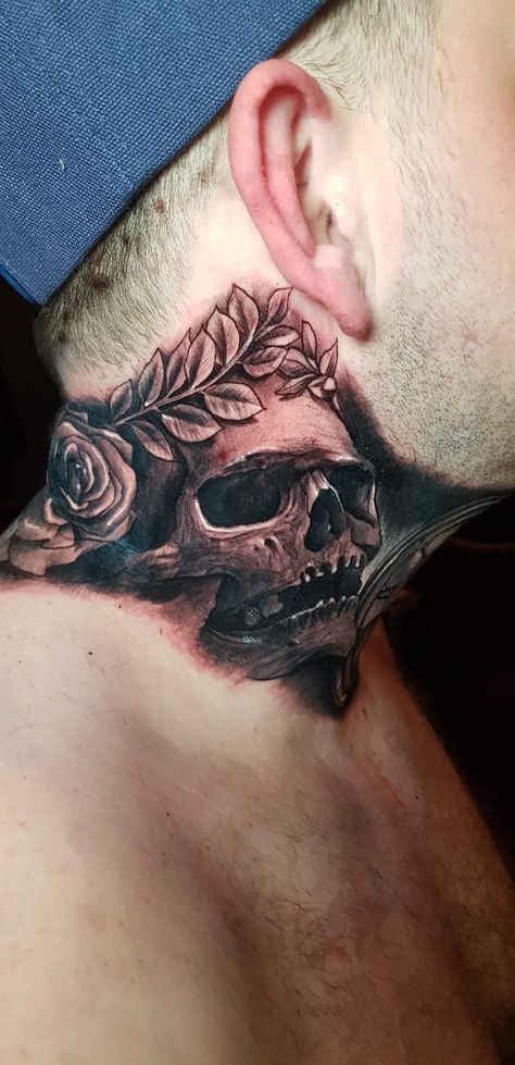 12 and half hours of sheer loveliness 🤣 Design Tattoo, Art Characters, Neck Tattoo, Skull Tattoo, Portrait Tattoo, Concept Art, Tattoo Designs, Tattoos, Pins