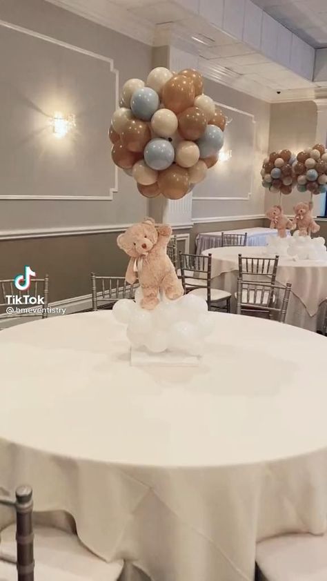 Pin by Diana on baby shower [Video] in 2022 | Baby shower decorations neutral, Boy baby shower centerpieces, Baby shower balloon decorations Ballon Arrangements, Baby Shower Video, Decoration Communion, Teddy Bear Baby Shower Theme, Shower Video, Baby Shower Themes Neutral, Baby Shower Decorations Neutral, Boy Baby Shower Centerpieces, Baby Shower Balloon Decorations