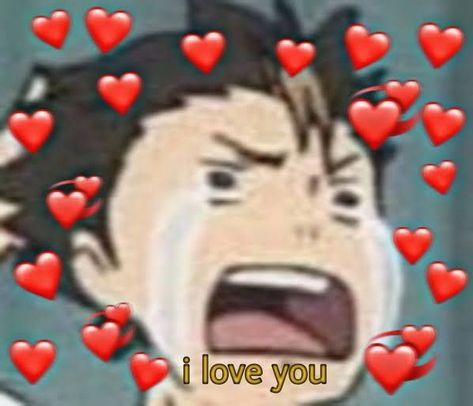 Anime Reaction Pics Love, Anime Reaction Pics, Anime Reaction, Haikyuu Meme, Cute Love Memes, Korean Japanese, Photography Club, Anime Expressions, Valentine Love