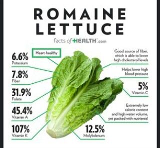 Romaine Lettuce Food Health Benefits, Coconut Health Benefits, Shared Folder, Healing Food, Romaine Lettuce, Health Facts, Nutrition Recipes, Health Remedies, Healthy Tips