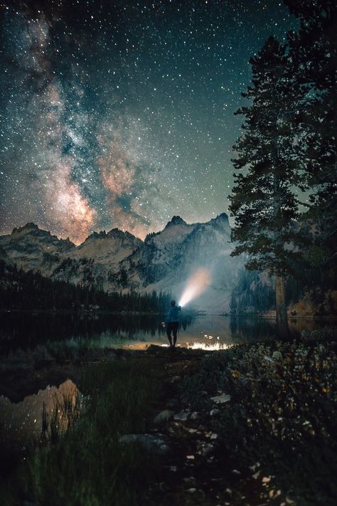 The Sky Is Everywhere, Explore Idaho, Idaho Adventure, Clear Night Sky, Idaho Travel, Nature Projects, Dark Sky, Adventure Activities, Dark Places