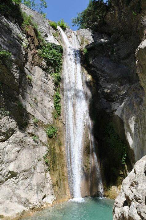 Nydri Waterfalls - Nidri, Lefkada Nydri Lefkada, Nidri Lefkada, Lefkas Greece, Greece Lefkada, Lefkada Greece, Rainbow Waterfall, Greek Travel, Travel Wishlist, Beautiful Places Nature