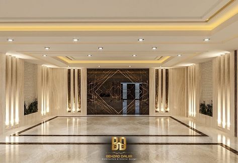 Banquet Hall Wall Design, Banquet Hall Ceiling Design, Marriage Hall Design, Event Hall Interior Design, Banquet Hall Design Interiors, Ballroom Entrance, Diy Home Decor Fall, Roka Ceremony, Marriage Hall