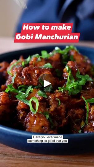 493K views · 6.2K reactions | ❗️RECIPE LINK IN THE COMMENTS BELOW ❗️ Gobi Manchurian is an Indo-Chinese appetizer and this version will blow your mind! It features ridiculously crispy and crunchy fried cauliflower coated in a sweet, tangy, umami-rich chili sauce with lots of aromatics. A MUST-make for your next party or get-together! #vegancooking #cookingvideo #foodreels #recipevideos #healthyrecipeshare #veganindianfood #indianrecipes #indianfood #gobimanchurian #cauliflowerrecipes #dairyfreerecipes | Rainbow Plant Life | Rainbow Plant Life · Original audio Gobi Manchurian Recipe, Gobi Manchurian, Chinese Appetizers, Vegan Indian Recipes, Fried Cauliflower, Tangier, Blow Your Mind, Cooking Videos, Chili Sauce