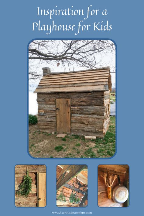 Log Cabin Playhouse, Cabin Playhouse, Barn Playhouse, Pioneer House, Wood Playhouse, Wood Pile, Playhouse Outdoor, Cattle Ranching, Handcrafted Furniture