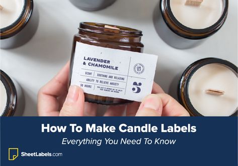 How To Make Labels For Candles, Cricut Candle Labels, Candle Labels Ideas, Labels For Candles, Cricut Candles, How To Make Candle, Candles Labels, Candle Products, Candle Jar Labels