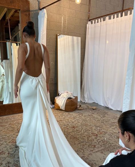 All Posts • Instagram Spine Tattoo Wedding Dress, Simple Backless Wedding Dress, Tattoo Wedding Dress, Wedding Dress Backless, Wedding Dresses Backless, Wedding Silhouette, Intimate Wedding Ceremony, Spine Tattoo, Wedding Dresses Satin