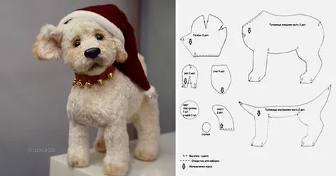 Dog Sewing Patterns, Memory Bears Pattern, Bear Patterns Free, Teddy Bear Sewing Pattern, Felt Animal Patterns, Teddy Bear Clothes, Soft Toy Patterns, Animal Sewing Patterns, Plushie Patterns