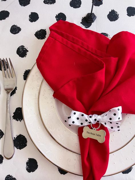 101 Dalmatians Birthday Party, Cute Dinner Party, 101 Dalmatians Party, Cruella Party, 101 Dalmations Party, Dalmatian Party, Cute Dinner, Darling Movie, Disney Dinner