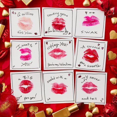 Favors Archives | Darcy Miller Designs Sealed With A Kiss, Cute Kiss, Galentines Party, Kiss Day, Easy Cards, Valentine Party, Sweet Lips, Cupids Arrow, Hot Lips