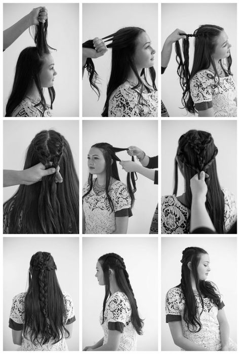 Elvish Hairstyles, Love And Obsession, Lorde Hair, Elven Hairstyles, Lotr Wedding, Braids Tutorial, I Love The Lord, Braid Tutorial, Hairdo For Long Hair