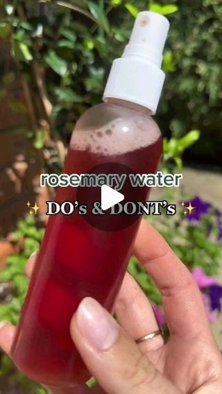 Healthy Herbs - Health Tips on Instagram: "Do’s & dont’s - rosemary water edition ✨🌿Content by @irahhair . Follow HER on tiktok and Instagram for more!⠀

#rosemarywater #rosemarywaterforhair #rosemarywaterforhairgrowth #rosemarywaterforhair" How To Make Rosemary Water, How To Make Rosemary Water For Hair, Rosemary Water, Healthy Herbs, Hair Growth, Rosemary, Health Tips, Herbs, Health