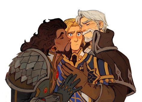 World Of Warcraft Characters, Warcraft Characters, Hugs And Cuddles, Lovers Pics, Best Movie Posters, Art Sketches Doodles, Gay Comics, Putao, Lgbt Art