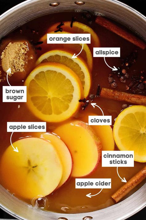 This Mulled Cider recipe is easy to make with apple cider and mulling spices. Add whipped cream and caramel for a Starbucks hot apple cider! Martinellis Apple Cider, Spiced Mulled Cider, Autumn Cider Recipe, Apple Cider With Whipped Cream, Got Apple Cider Recipe, Hot Apple Drink, Mulled Spiced Cider, Mulled Pear Cider, Hit Apple Cider Recipe Crockpot