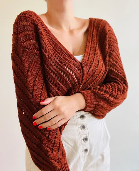 Contemporary Knitwear, Things Quotes, Summer Knitting Patterns, Handmade Things, Summer Cardigan, Cozy Autumn, Cable Sweater, Knit Stitch Patterns, Summer Knitting