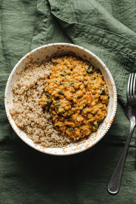 Enjoy this delicious Butternut Squash Dahl. Packed with flavour, this comforting and filling dish is perfect for a mid-week dinner. This brand new recipe is from chef Ashley Madden, from her new book ‘Plant-based Delicious’. Black Mustard Seeds, Cashew Milk, Raw Cashews, Red Lentil, Just Cooking, Vegan Diet, Butternut Squash, Cashew, Vegan Gluten Free