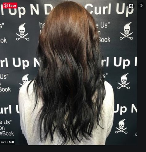 Dark Hair With Blonde Ends, Trendy Black Hair, Black Hair With Highlights Blonde, Dark Hair With Blonde, Hair With Highlights Blonde, Reverse Ombre Hair, Coffee Brown Hair, Brown Hair Trends, Black Hair Ombre