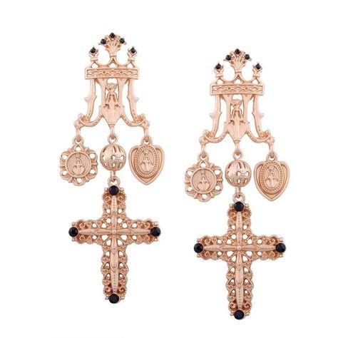 Engraved Goddess Chandelier Crucifix Earrings (3.91 CHF) ❤ liked on Polyvore featuring jewelry, earrings, chandelier jewelry, engraved earrings, chandelier earrings, crucifix earrings and earring jewelry Engraved Earrings, Walmart Jewelry, Buying Gold, Vintage Rose Gold, Golden Jewelry, Jewelry Essentials, Studs Earrings, Best Jewelry Stores, Original Jewelry