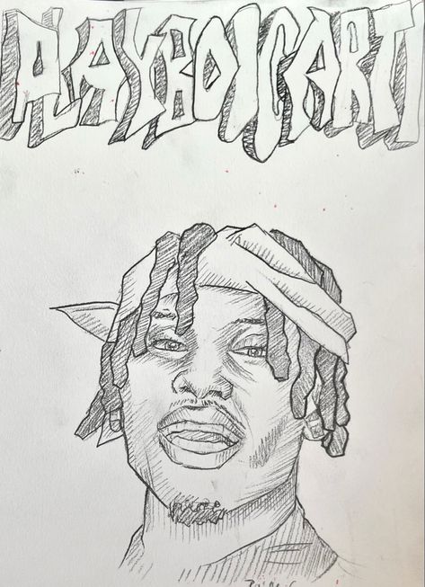 Playboi Carti Drawing, Carti Drawing, Playboy Carti, Drawings Simple, Art Drawings Simple, Drawing Ideas, Graffiti, Art Drawings, Iphone