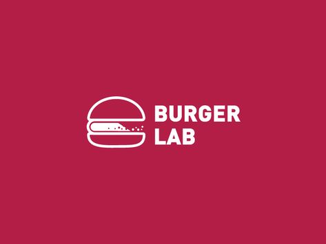 Logo Design Inspiration Restaurant, Burger Lab, Trendy Logo Design, Food Logo Design Inspiration, Restaurant Identity, Cafe Logo Design, Logo Design Examples, Lab Logo, Cake Logo Design