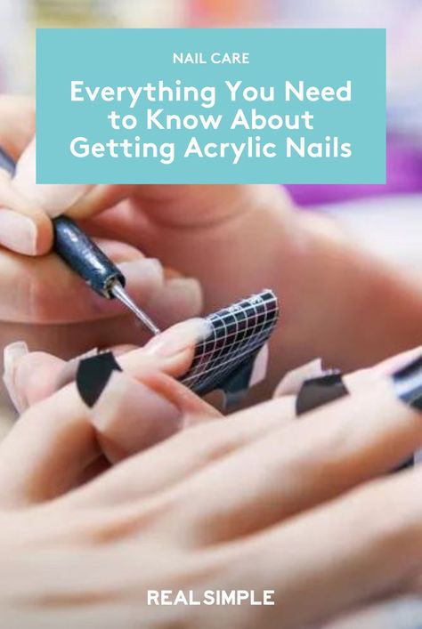 We asked nail experts everything you need to know about acrylic nails, including what are acrylic nails, how long do acrylic nails last, are acrylic nails damaging, and how to remove acrylic nails. #beautyhacks #beautytips #nails #acrlyic What Is Acrylic Nails, Getting Acrylic Nails, What Are Acrylic Nails, Do Acrylic Nails, Nails After Acrylics, Neon Nail Art, Remove Acrylics, Remove Acrylic Nails, Acrylic Tips