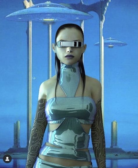 Futureristic Fashion, Futuristic Aesthetic Outfit, Futuristic Photoshoot, Y2k Photoshoot, Sci Fi Aesthetic, Futurism Fashion, Fashion Advertisement, Futuristic Aesthetic, Sci Fi Models