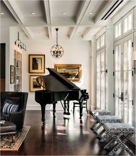 Grand Piano Living Room, Grand Piano Room, Piano Room Decor, Piano Living Rooms, Steinway Grand Piano, Baby Grand Piano, Piano Decor, Baby Grand Pianos, Piano Room