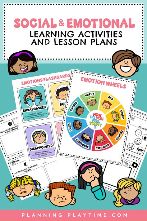 Kids Social and Emotional Skills activities. Curriculum For Preschool, Emotional Learning Activities, Social And Emotional Learning, Social Emotional Activities, Social Emotional Learning Activities, Interactive Lessons, Social Emotional Skills, Educational Activities For Kids, Emotional Skills