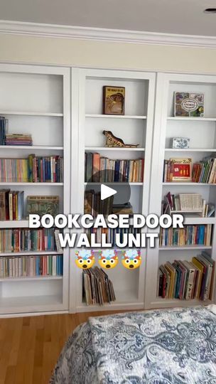 12K views · 725 reactions | It's Beautiful ❤️😍 #bookcasedoor #bookshelf #library #murphydoor | Murphy Door Bookshelf Library, Murphy Door, Bookcase Door, Bookcase Wall, Secret Door, Door Wall, Wall Unit, Bookshelves, Bookcase