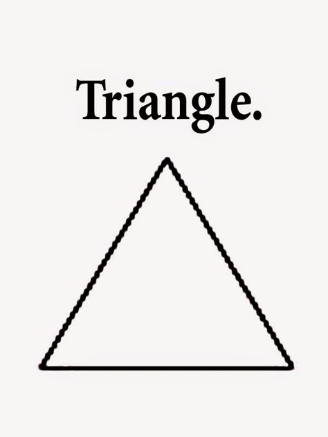 Triangle Coloring Pages Shapes Worksheet Kindergarten, Triangle Template, Shape Tracing Worksheets, Shape Coloring Pages, Triangle Worksheet, Simple Illustrations, Printable Shapes, Learning Sites, Have Fun Teaching