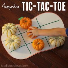 Pumpkin Tic-Tac-Toe - this would be a great game for a room mom helping with a fall party! Pumpkin Tic Tac Toe, Kindergarten Halloween Party, Pumpkin Games, Classroom Halloween Party, Halloween Class Party, School Halloween Party, Halloween Kindergarten, Halloween Classroom, Fun Pumpkins