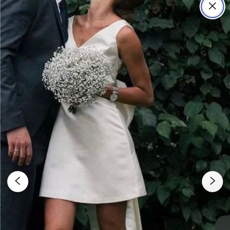 New With Tag Wedding Dress Silk Gorgeous Dress Wedding Dress Anthropologie, Carolyn Bessette Wedding Dress, White Dress Short Formal, Courthouse Wedding Dress Short, Low Key Wedding Dress, Bridal Dress Beach Wedding, Anthropologie Wedding Dress, Wedding Dress Silk, Short Wedding Dress Vintage