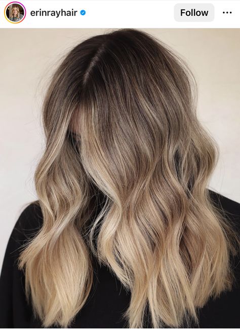 Soft Dark Blonde Balayage, Dark To Light Blonde Balayage, Bright Blonde Highlights, Balayage Hair Ideas, Light Blonde Balayage, Blonde Balayage Hair, Platinum Blonde Balayage, Front Highlights, Balayage Lob