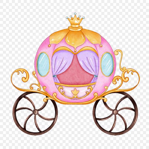 Halloween Pumpkin Carriage, Disney Princess Carriage, Castle Cartoon, Free Cartoon Characters, Cartoon Fairy, Princess Pumpkin, Cinderella Pumpkin Carriage, Princess Car, Disney Png