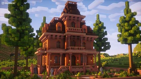 Town House Minecraft, House Interior Minecraft, Interior Design Victorian, Minecraft Castle Blueprints, Minecraft Modern City, Interior Minecraft, Old Style House, Victorian Town, Old Victorian House