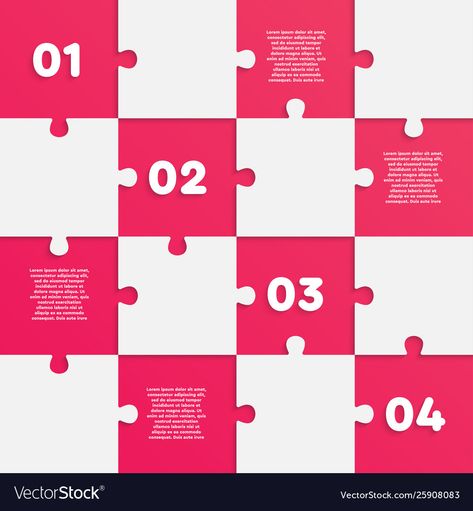 Puzzle Pieces Graphic Design, Puzzle Infographic Design, Puzzle Graphic Design, Puzzle Infographic, Linkedin Ideas, Presentation Infographic, Process Diagram, Puzzle Graphic, Jigsaw Projects