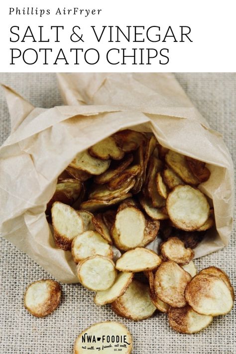 Salt And Vinegar Chips Air Fryer, How To Make Salt And Vinegar Chips, Alkaline Bread, Vinegar Potatoes, Salt And Vinegar Chips, Dehydrating Recipes, Chip Ideas, Cooking Potatoes, Vinegar Chips