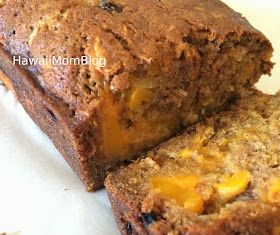 Mango Bread Recipe Hawaii, Mango Bread Recipe, Mango Bread, Hawaii Lifestyle, Hawaii Food, Mango Recipes, Candy Desserts, Mom Blog, Lifestyle Travel