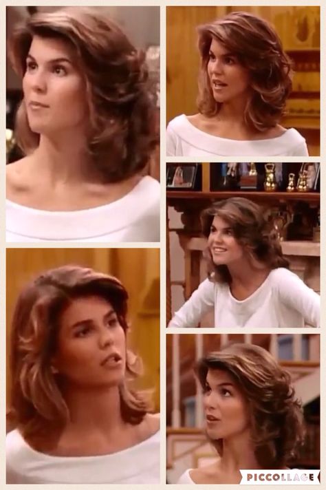 Becky from Full House ! Her hair is awesome in this episode (: Rebecca Donaldson Full House Hair, Full House Aunt Becky, Full House Hairstyles, Becky Full House Hair, Aunt Becky Hair, Aunt Becky Full House, Becky From Full House, Lori Loughlin Hair, Becky Full House