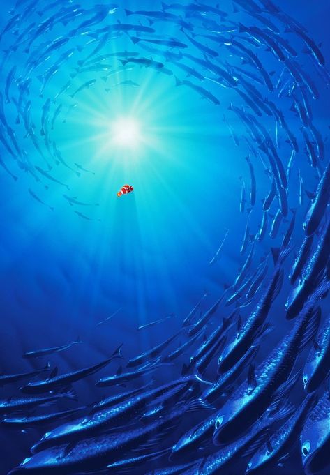 Finding Nemo Wallpaper Finding Nemo Background, Finding Dory Movie Poster, Finding Nemo Poster, Nemo Wallpaper, Finding Dory Movie, Theater Tech, Nemo Movie, Finding Nemo Movie, Disney Scenes